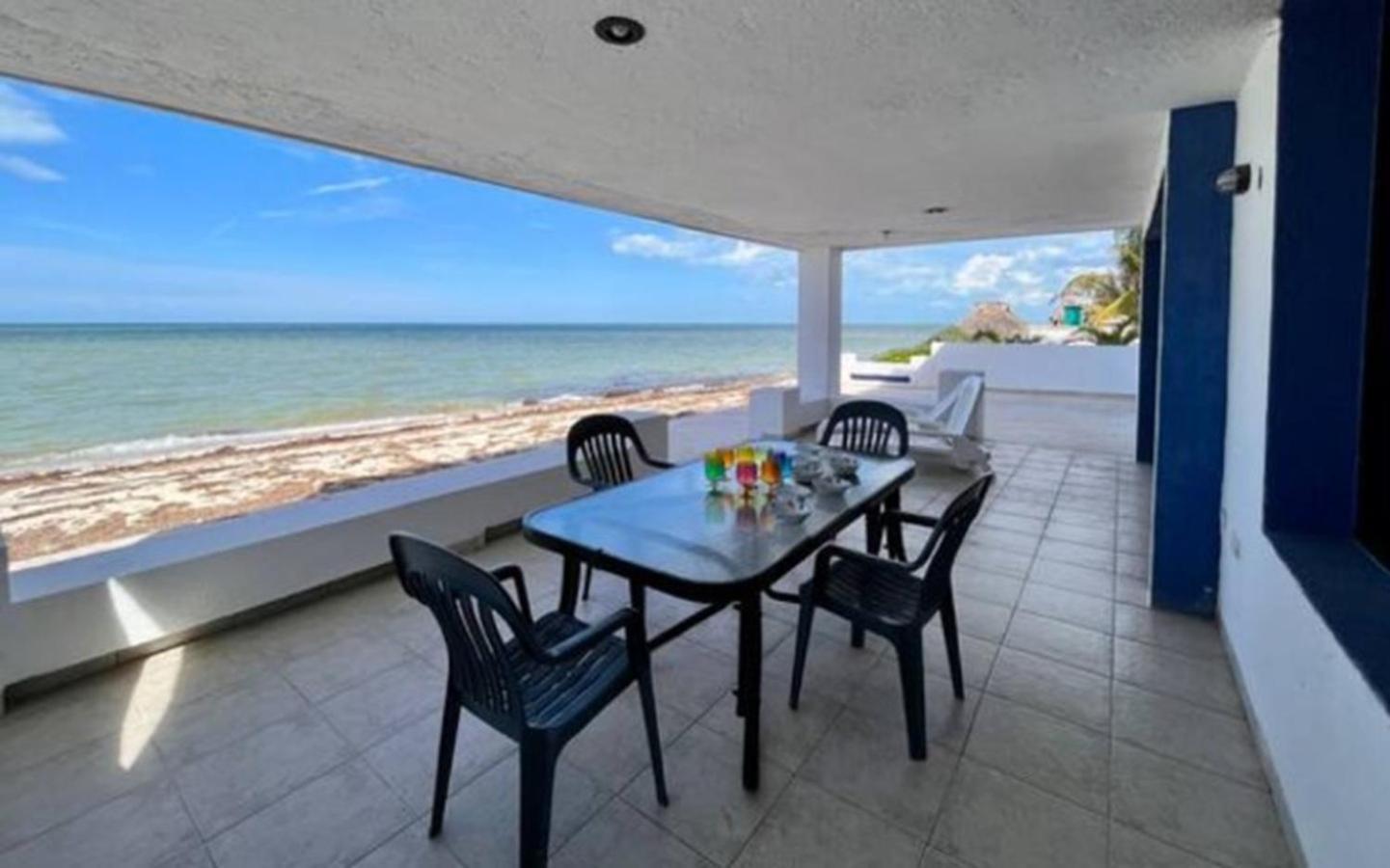 Don Lalo, Family Villa With Sandy Beach At Your Feet. Progreso  Exteriér fotografie